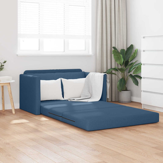 Kanapéágy 110cm Kék szövet