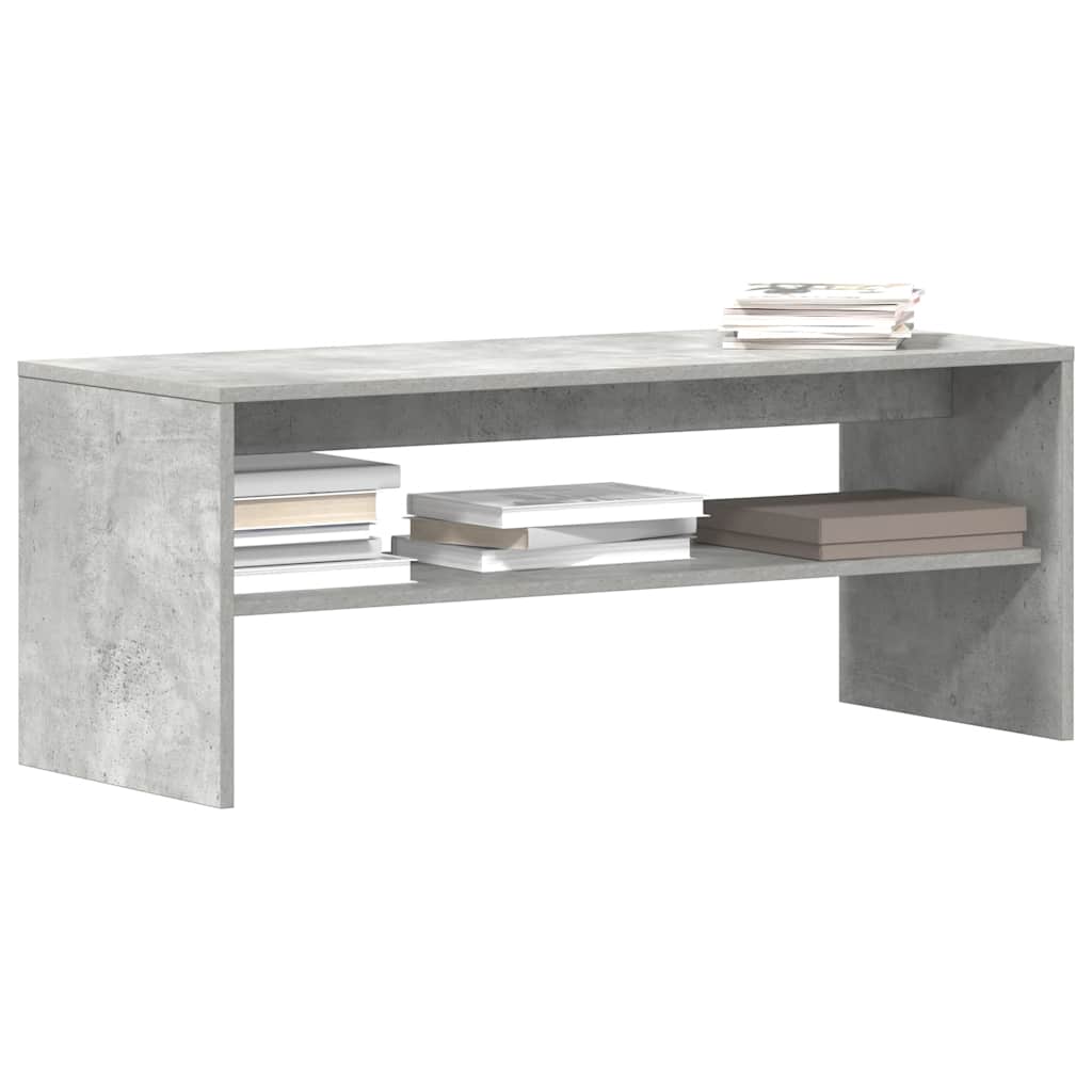 betonszürke forgácslap TV-szekrény 100 x 40 x 40 cm