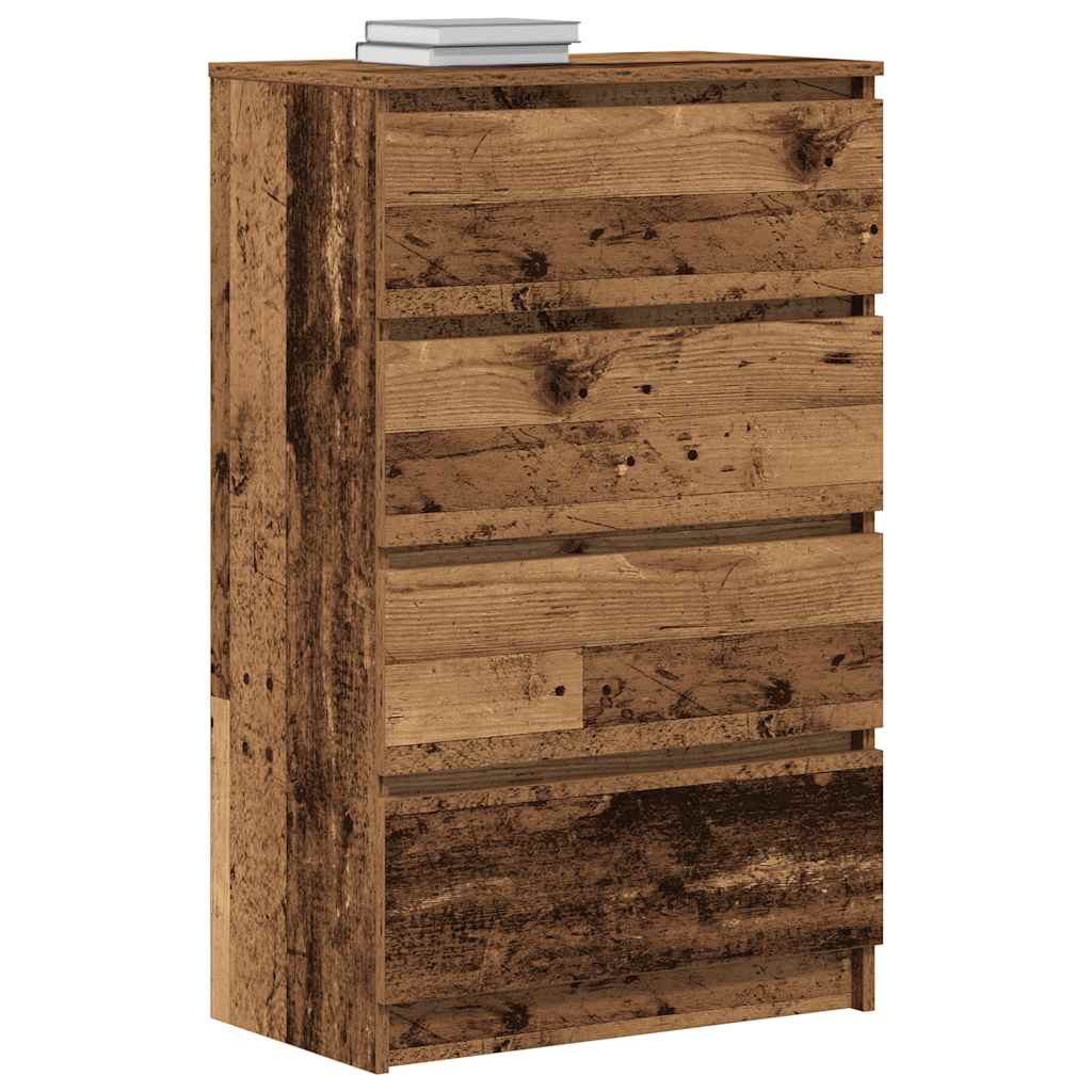 antik fa szerelt fa tálalószekrény 60 x 35 x 98,5 cm
