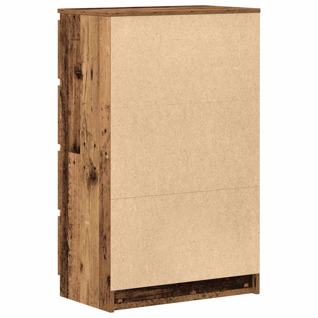 antik fa szerelt fa tálalószekrény 60 x 35 x 98,5 cm