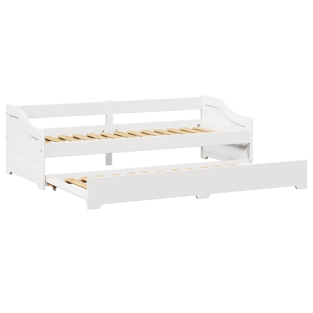 fehér nappali ágy matrac nélkül IRUN 90x200 cm