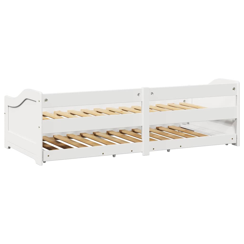 fehér nappali ágy matrac nélkül IRUN 90x200 cm