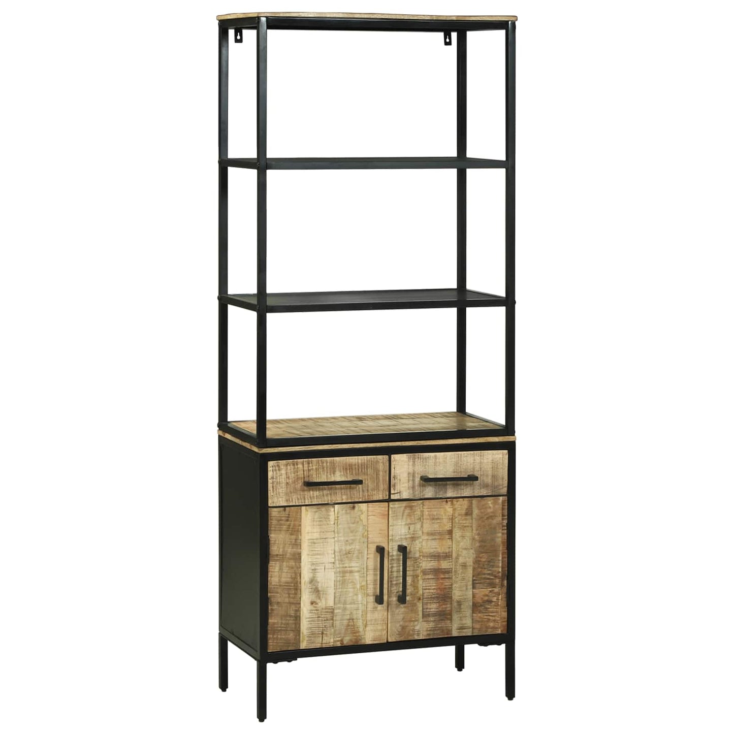 Magasfiú fiókkal Barna 70 x 35 x 180 cm Tömör Mangófát