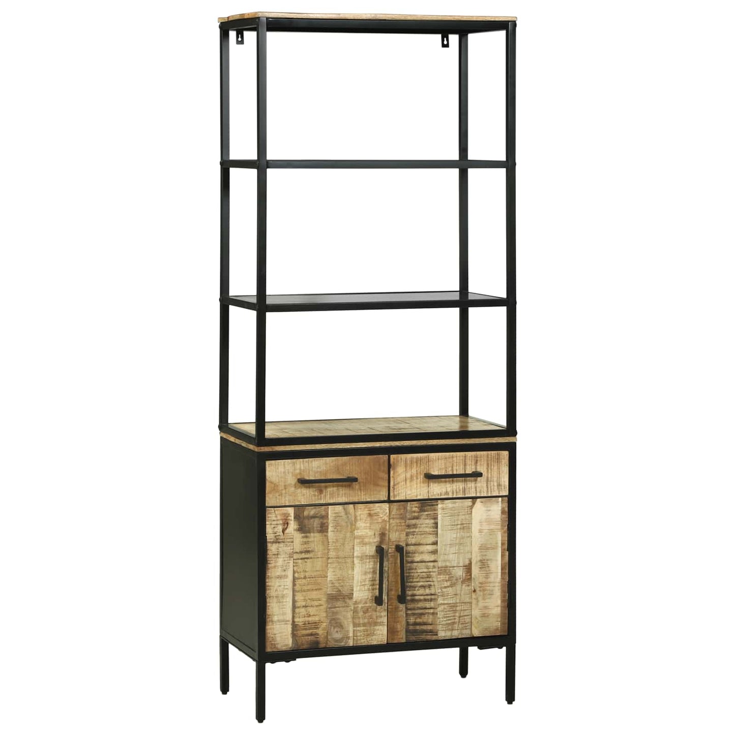 Magasfiú fiókkal Barna 70 x 35 x 180 cm Tömör Mangófát
