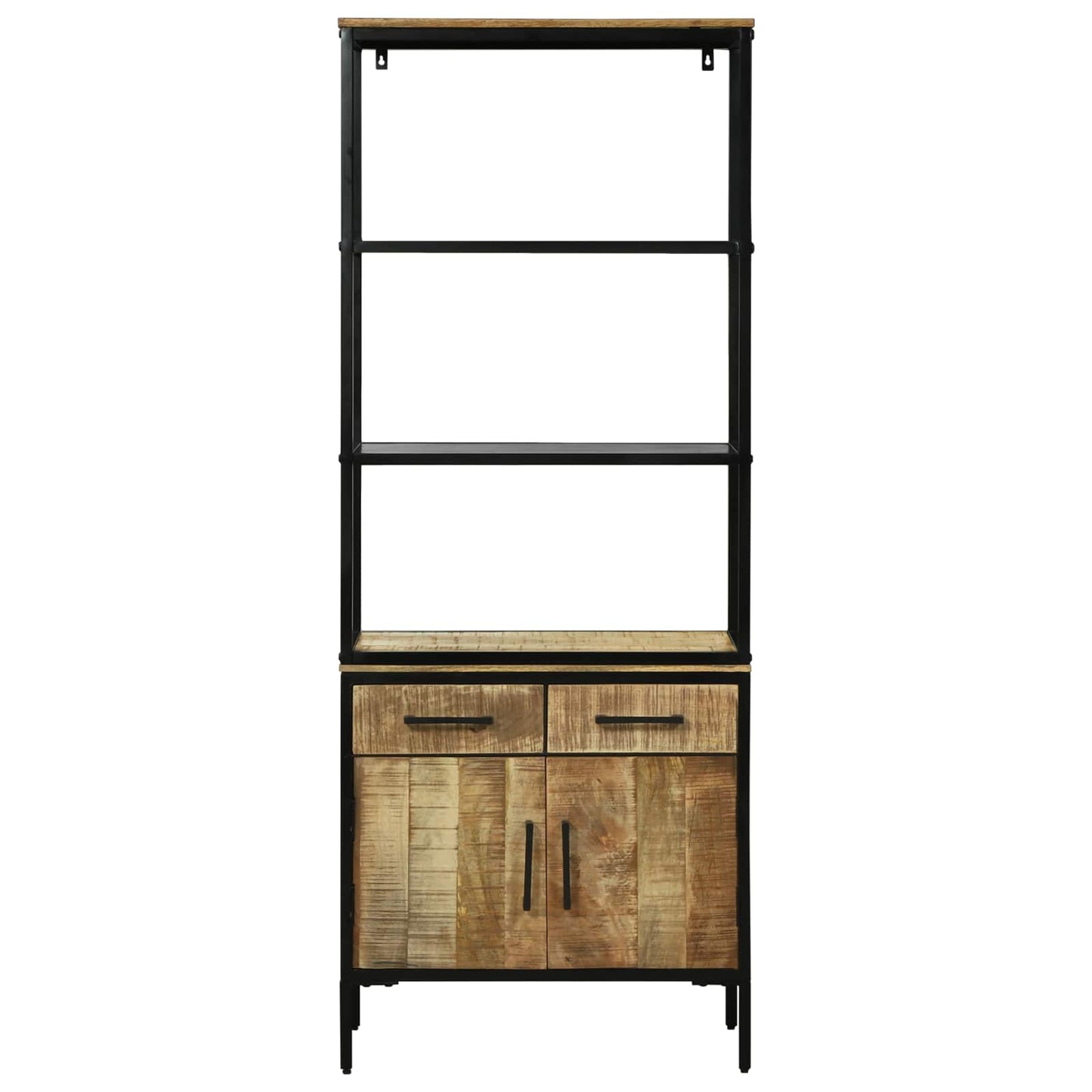 Magasfiú fiókkal Barna 70 x 35 x 180 cm Tömör Mangófát