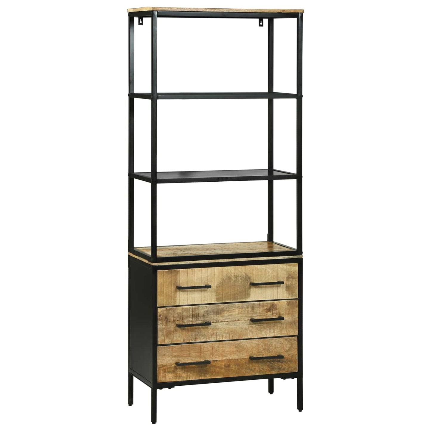 Magasfiú fiókkal Barna 70 x 35 x 180 cm Tömör Mangófát