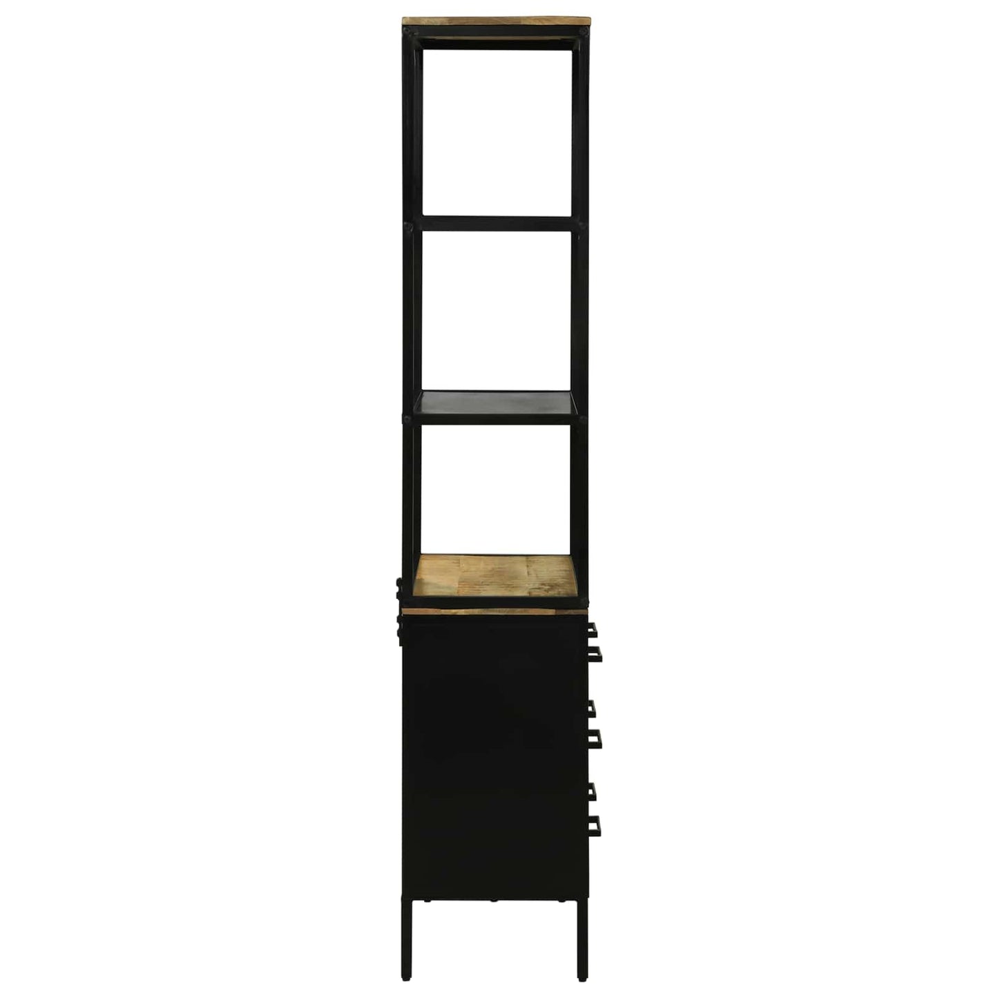 Magasfiú fiókkal Barna 70 x 35 x 180 cm Tömör Mangófát