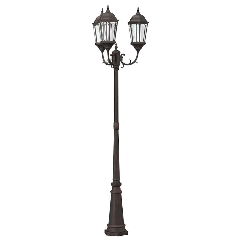 Kerti Világítás Bronz 61 x 53 x 235 cm Alumínium és üveg