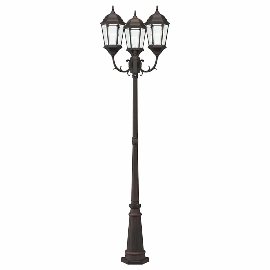 Kerti Világítás Bronz 61 x 53 x 235 cm Alumínium és üveg