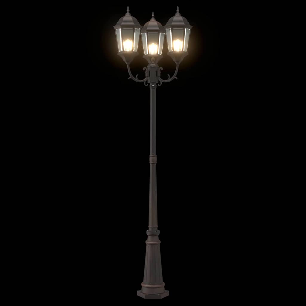 Kerti Világítás Bronz 61 x 53 x 235 cm Alumínium és üveg