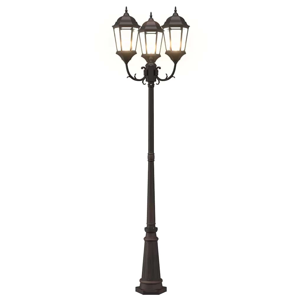 Kerti Világítás Bronz 61 x 53 x 235 cm Alumínium és üveg