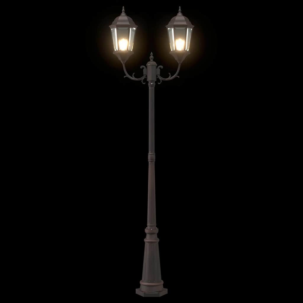 Kerti Világítás Bronz 68 x 20 x 235 cm Alumínium és üveg