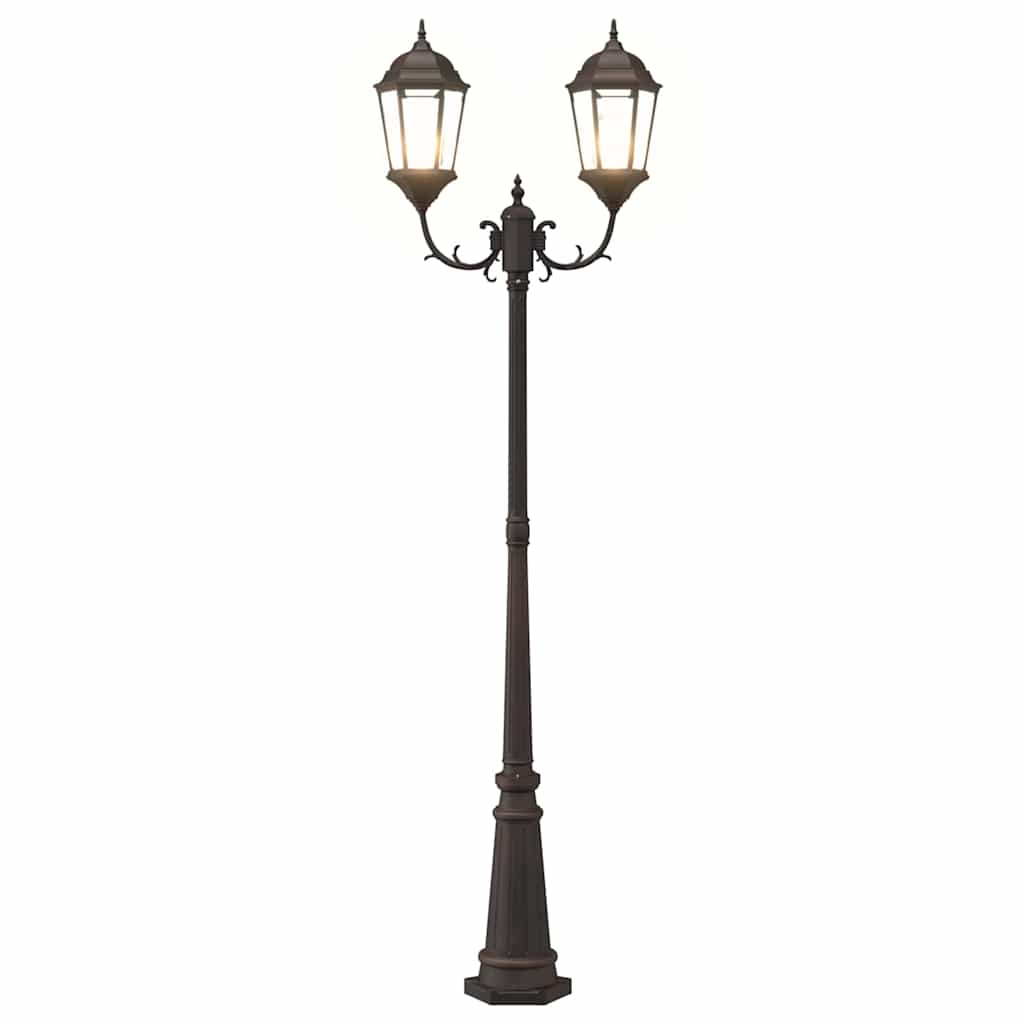 Kerti Világítás Bronz 68 x 20 x 235 cm Alumínium és üveg