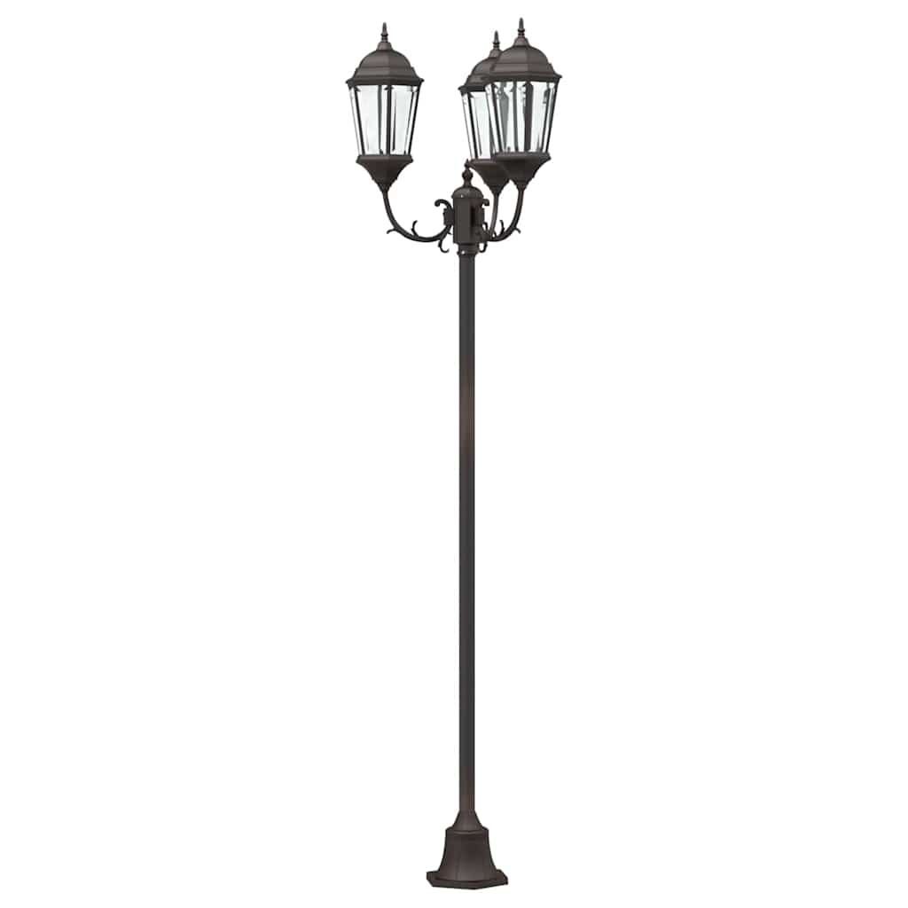 Kerti Világítás Bronz 57 x 49 x 241 cm Alumínium és üveg