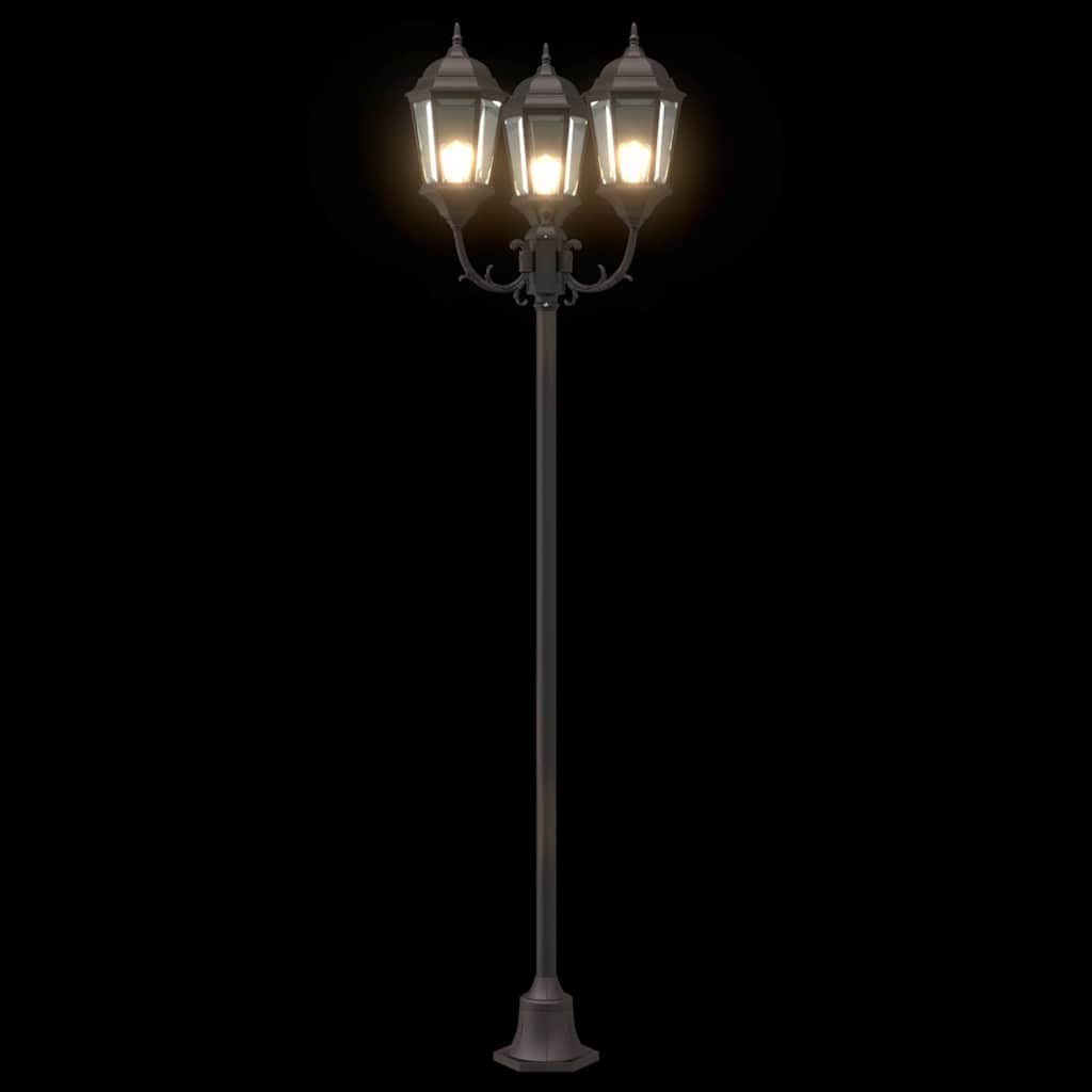 Kerti Világítás Bronz 57 x 49 x 241 cm Alumínium és üveg