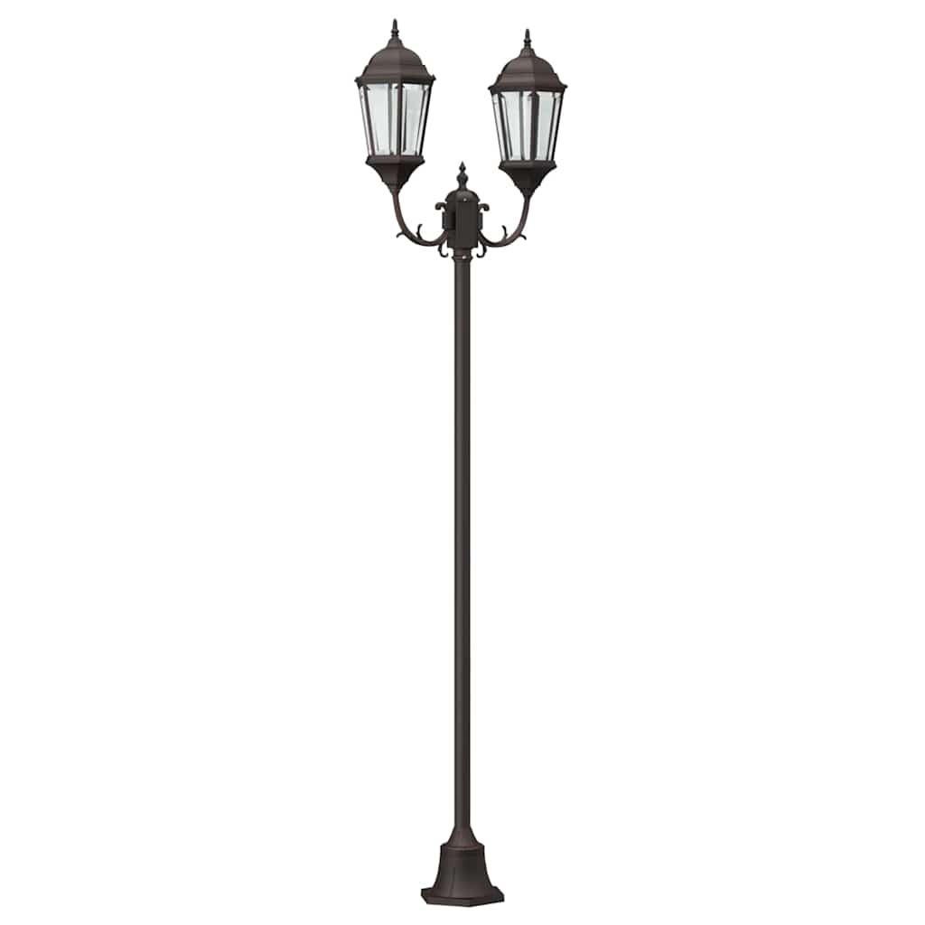 Kerti Világítás Bronz 68 x 20 x 235 cm Alumínium és üveg