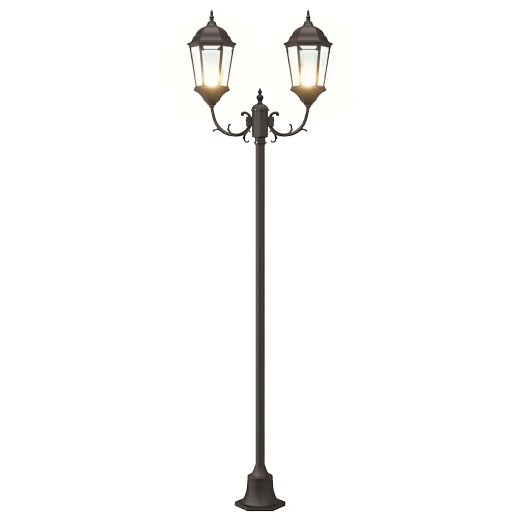 Kerti Világítás Bronz 68 x 20 x 235 cm Alumínium és üveg
