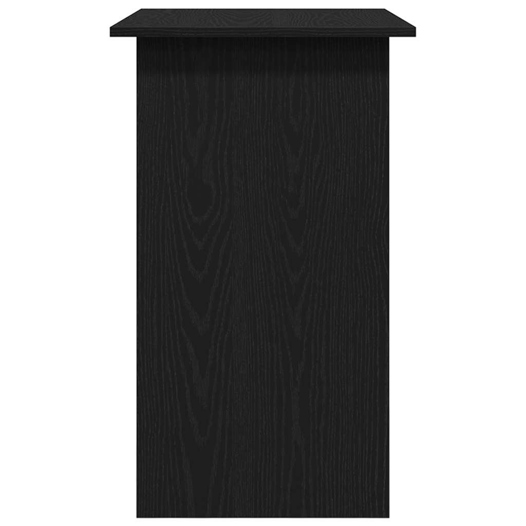fekete tölgy színű szerelt fa íróasztal 80 x 45 x 74 cm