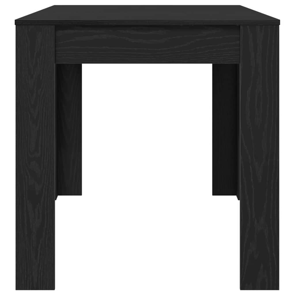 Étkezőasztal Fekete Tölgy 140 x 74,5 x 76 cm Szerelt Fa
