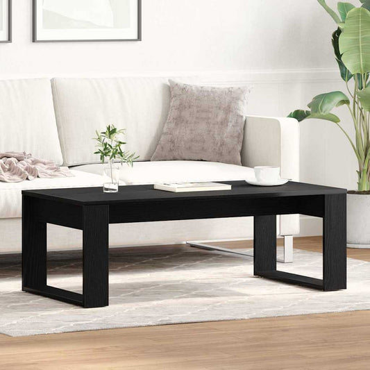 Dohányzóasztal Fekete tölgy 102 x 50 x 35 cm Faanyag
