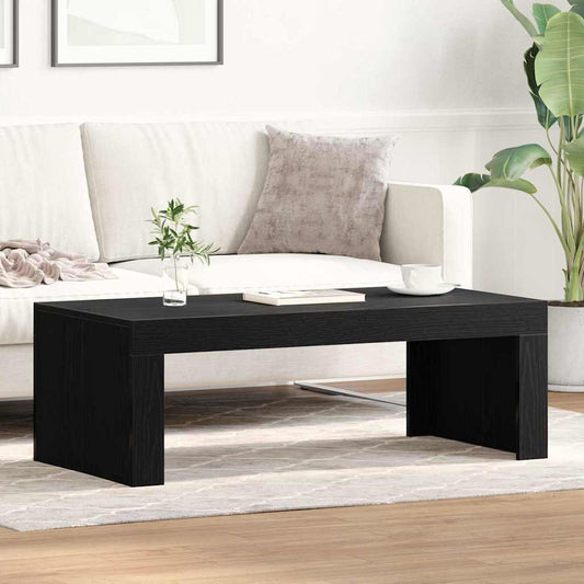 Dohányzóasztal Fekete tölgy 102 x 50 x 35 cm Faanyag