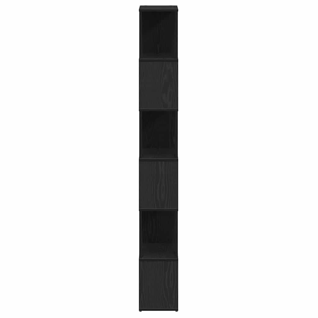 fekete tölgy könyvszekrény/térelválasztó 60 x 24 x 186 cm