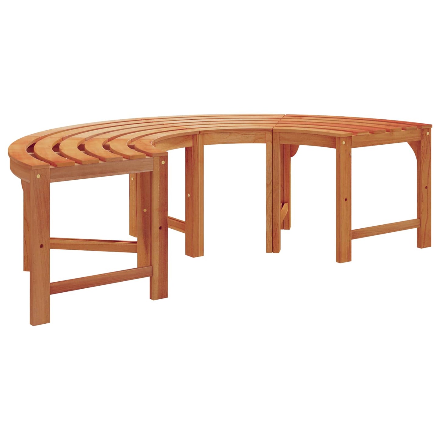 Fa pad Természetes 160 x 80 x 45cm Tömör Eukaliptusz Fa
