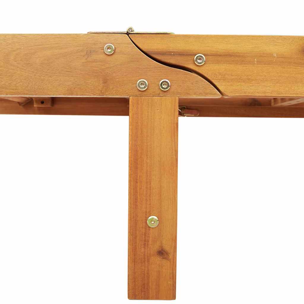 Napozó Barna 199 x 63 x 85 cm Tömör Akácfa