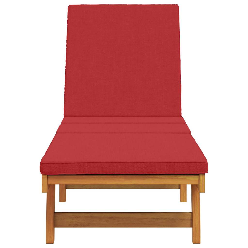 Napozó Barna 199 x 63 x 85 cm Tömör Akácfa
