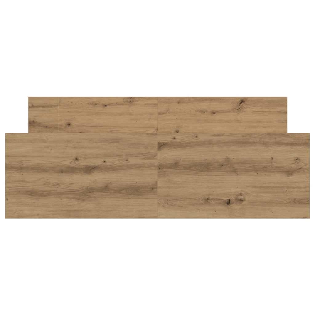 kézműves tölgy szerelt fa ágykeret matrac nélkül 135x190 cm