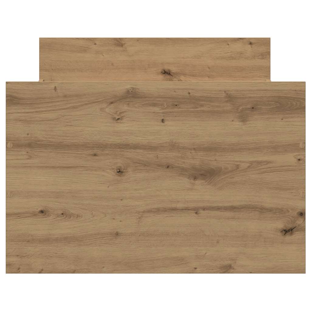 kézműves tölgy szerelt fa ágykeret matrac nélkül 100x200 cm