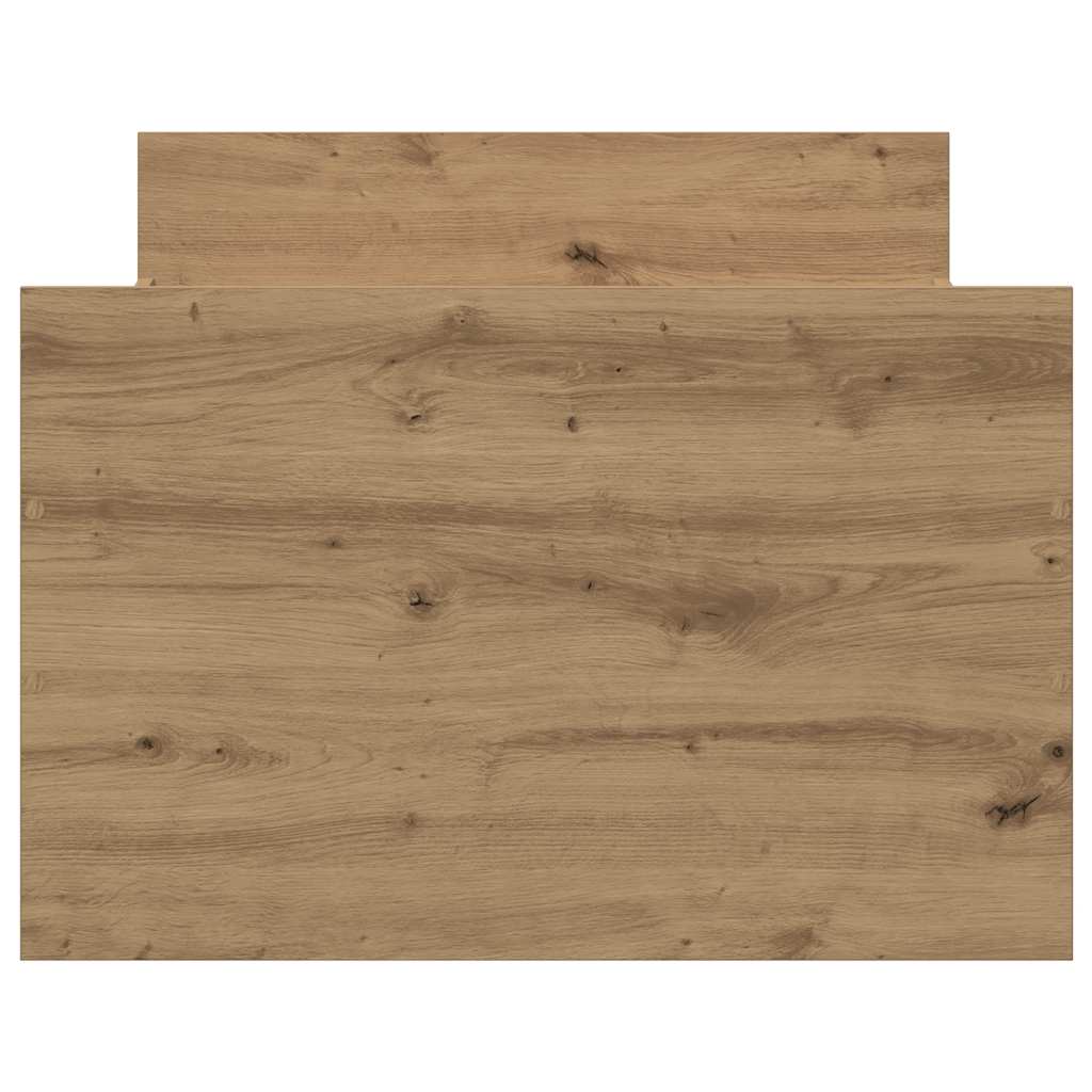 kézműves tölgy szerelt fa ágykeret matrac nélkül 90x190 cm