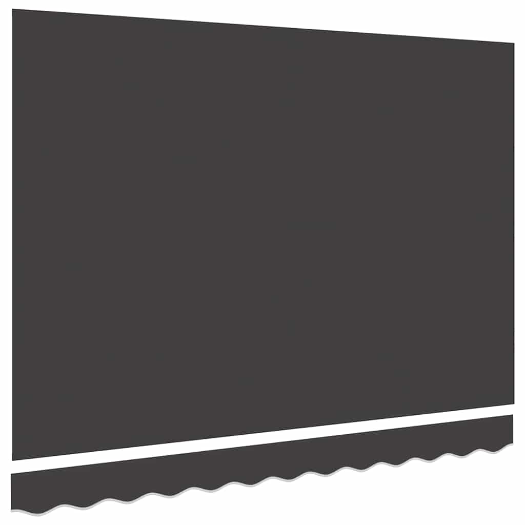Napellenző ponyva Antracitszürke 235 x 195 cm Poliészter