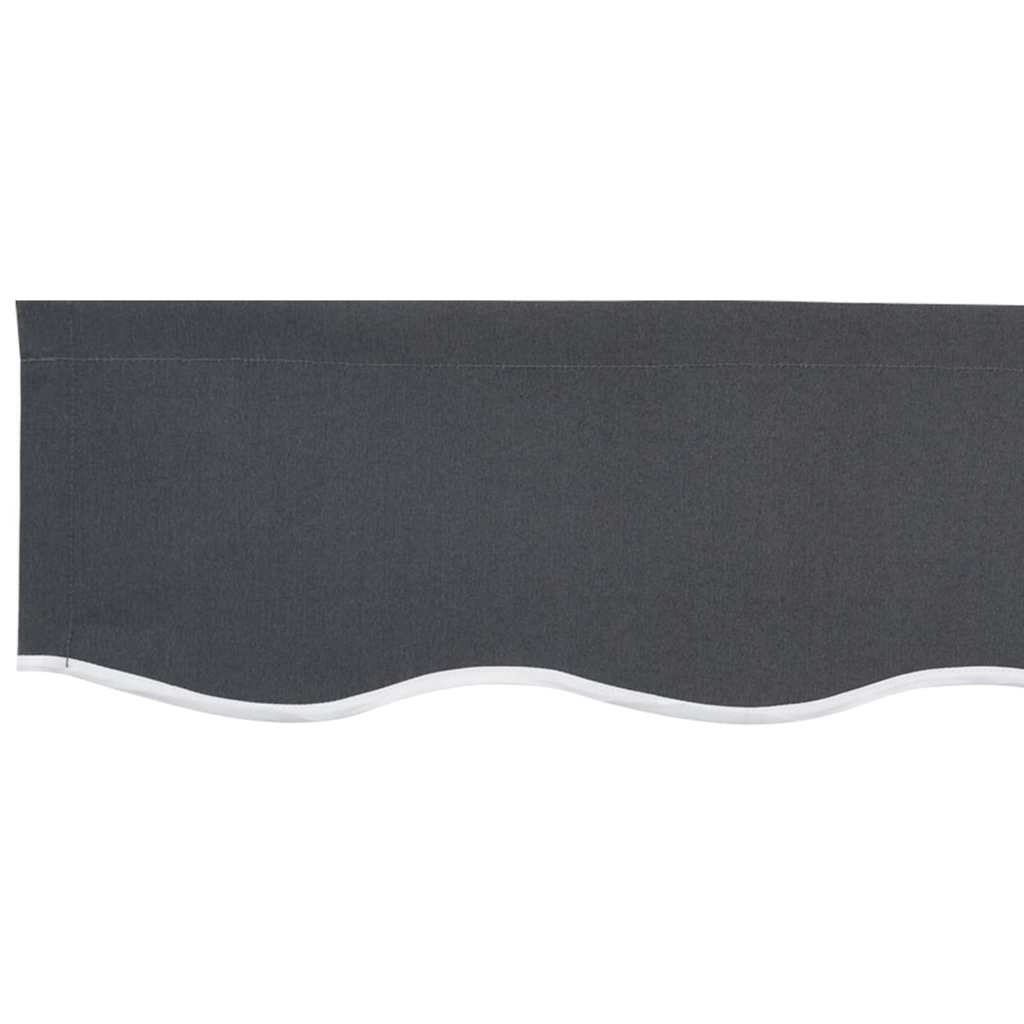 Napellenző ponyva Antracitszürke 330 x 195 cm Poliészter