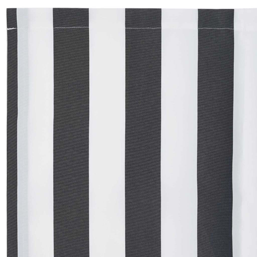 Napellenző ponyva Antracit és Fehér 235 x 195 cm Poliészter