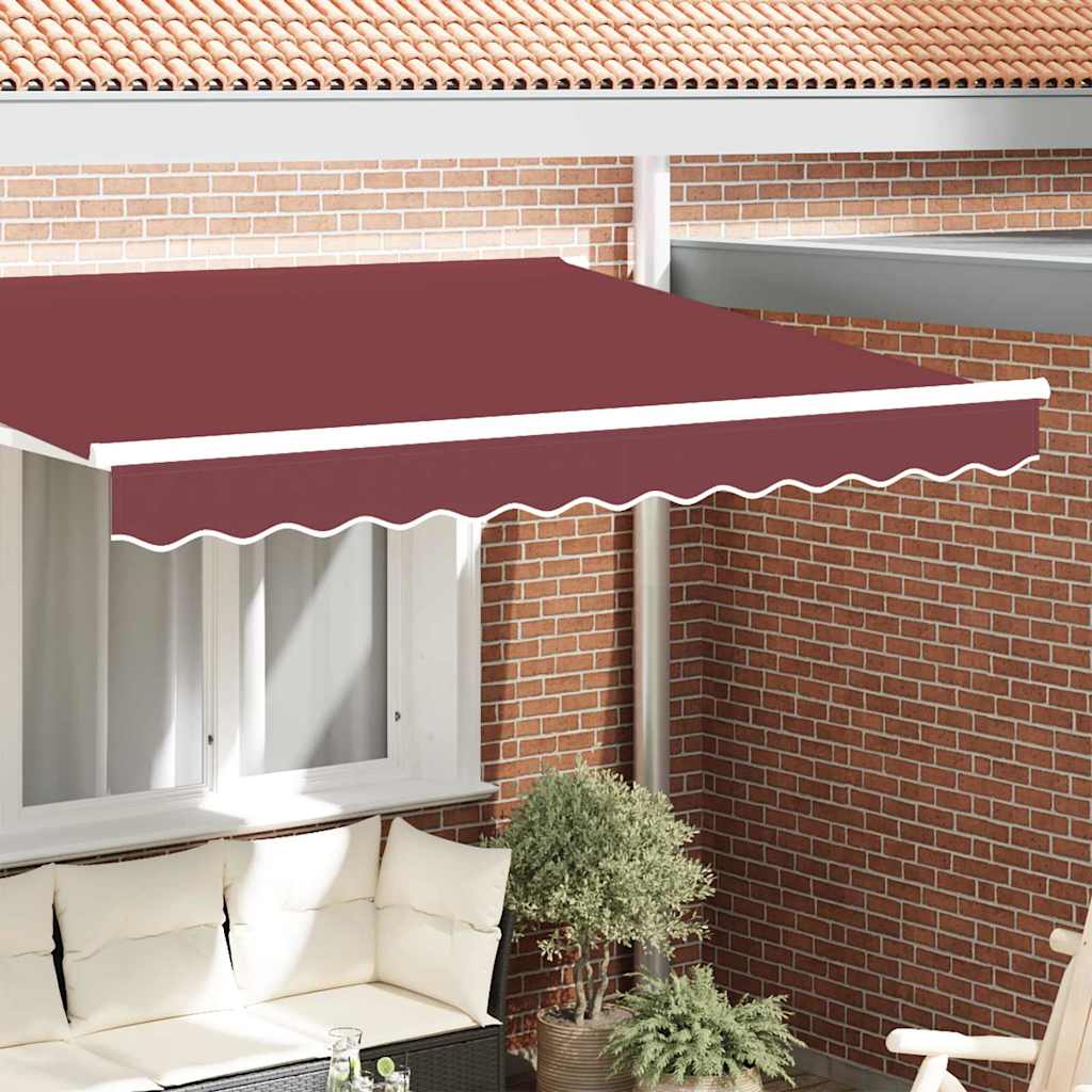 Napellenző díszél csere Burgundi csíkos 230 x 20 cm Poliészter