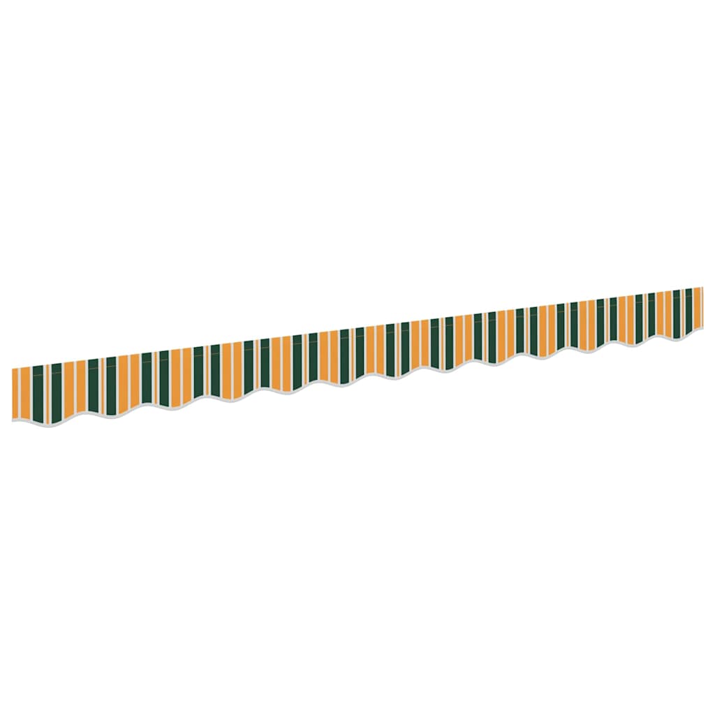 Napellenző díszél csere Zöld és sárga 330 x 20 cm Poliészter