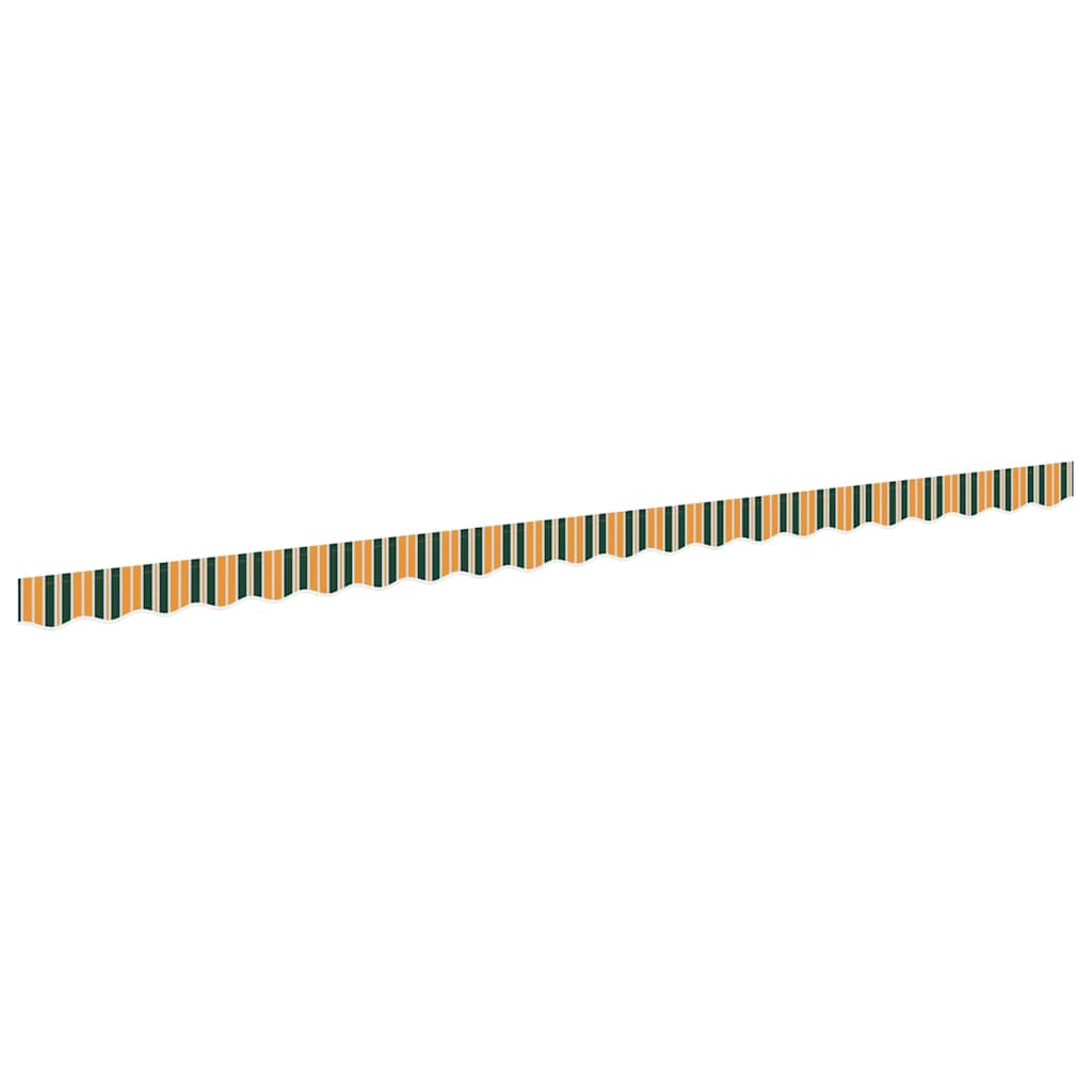 Napellenző díszél csere Zöld és sárga 480 x 20 cm Poliészter