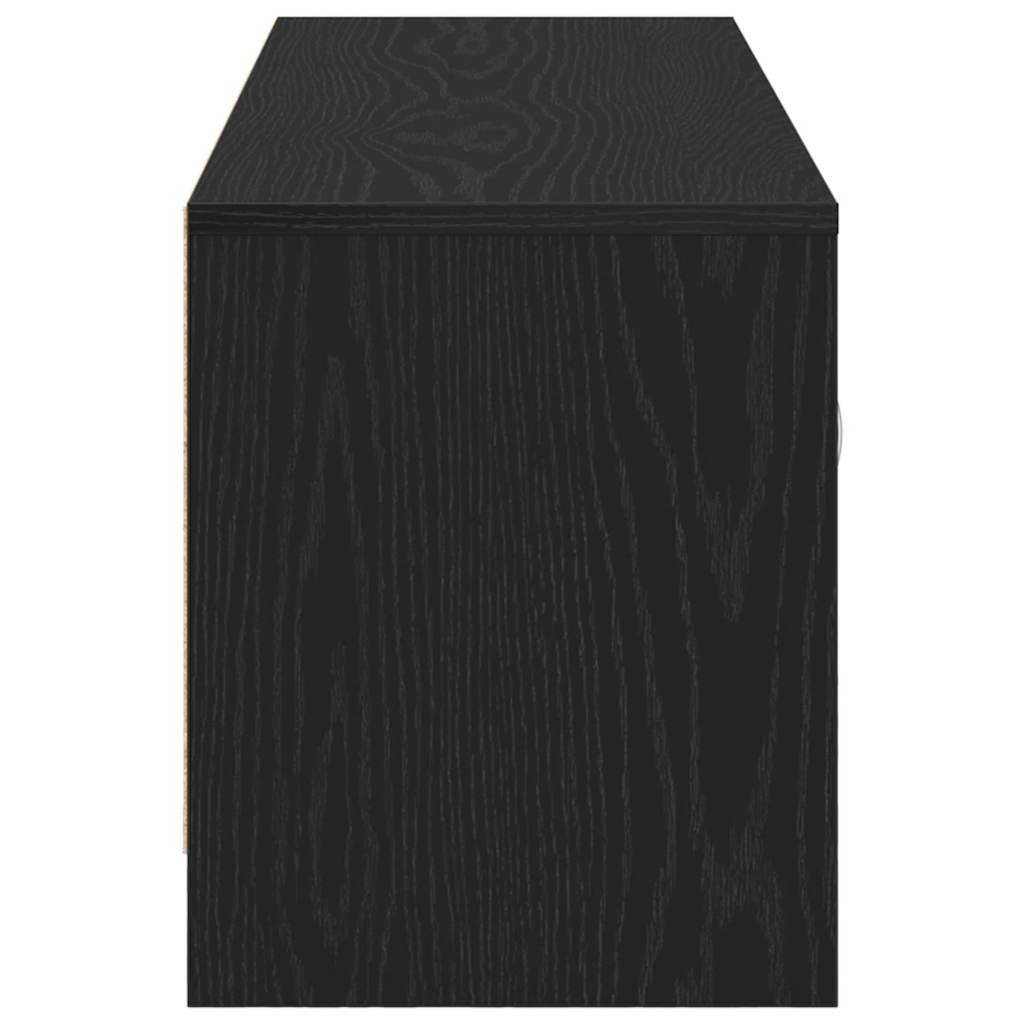 fekete tölgyfa TV-szekrény 102 x 30 x 37,5 cm