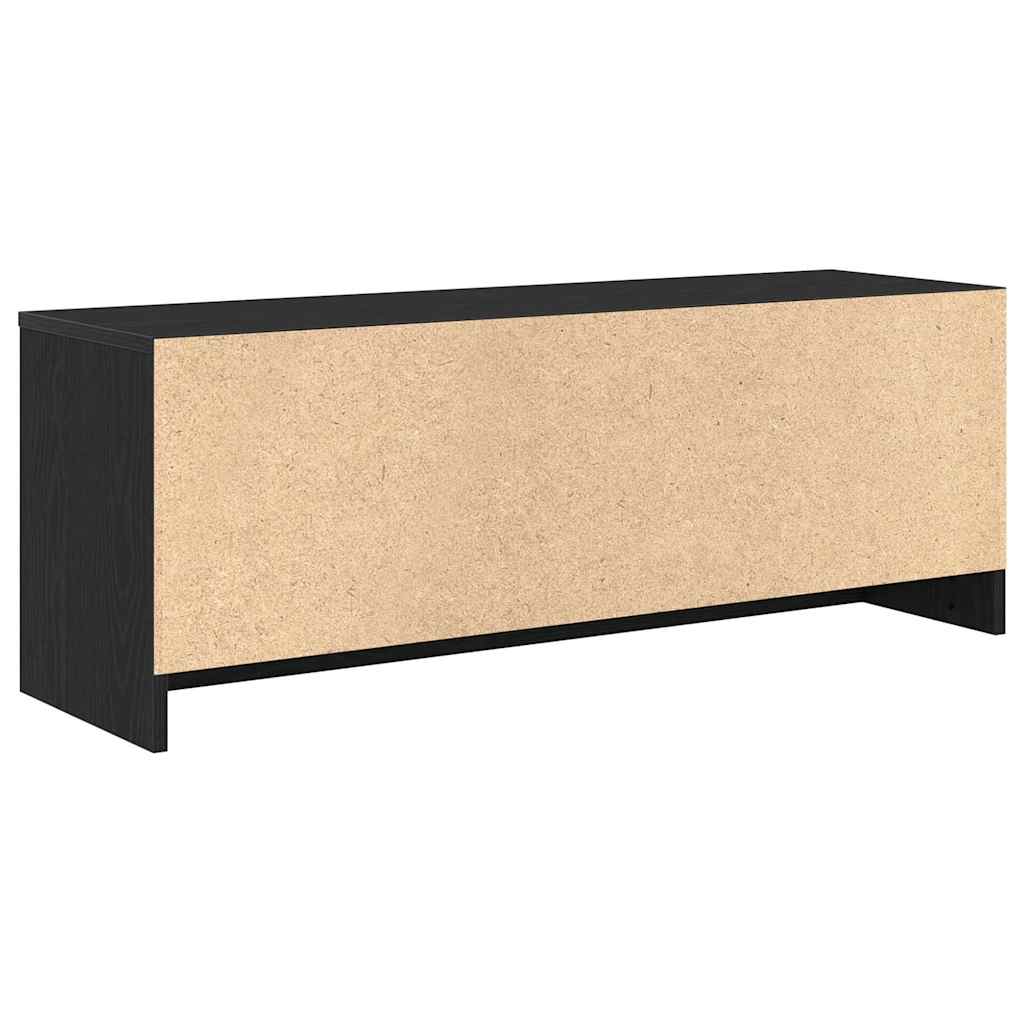fekete tölgyfa TV-szekrény 102 x 30 x 37,5 cm