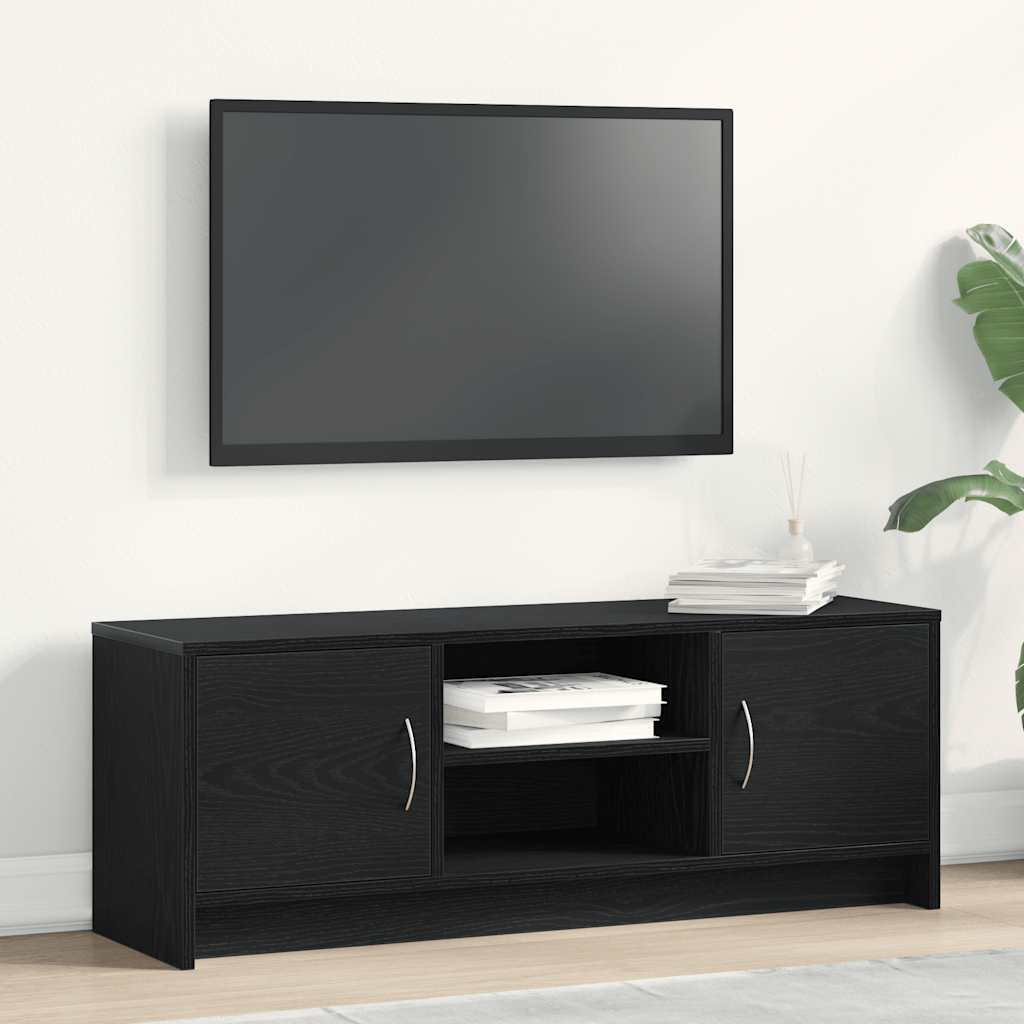 fekete tölgyfa TV-szekrény 102 x 30 x 37,5 cm