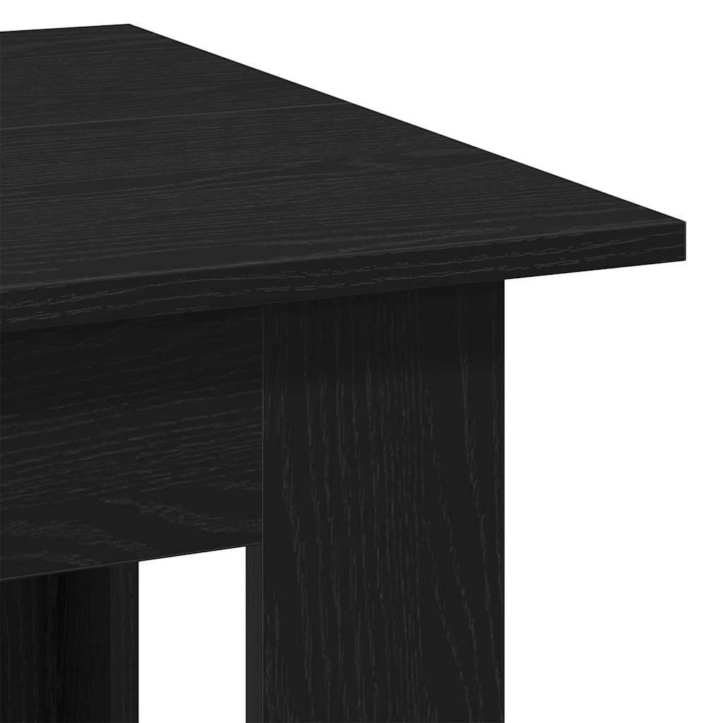 Dohányzóasztal Fekete tölgy 100 x 60 x 42 cm Szerelt Fa