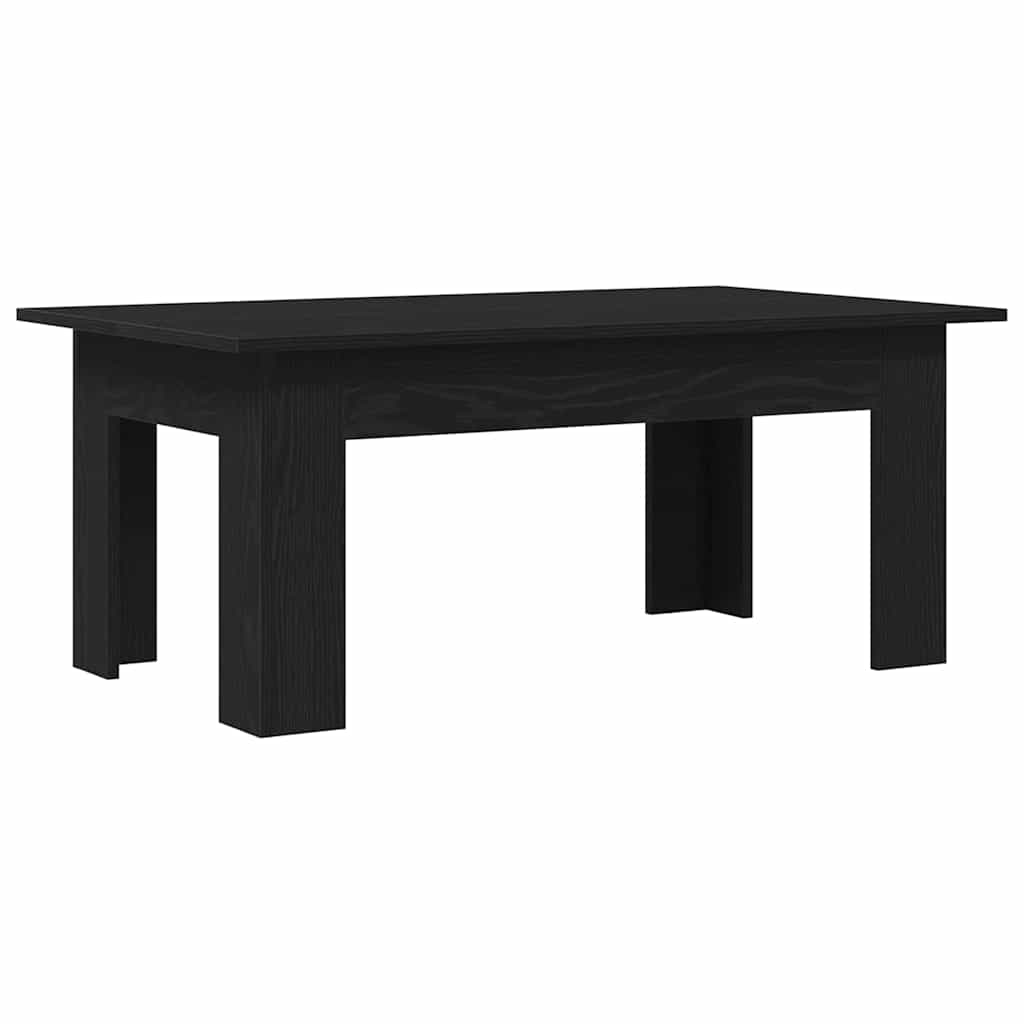 Dohányzóasztal Fekete tölgy 100 x 60 x 42 cm Szerelt Fa