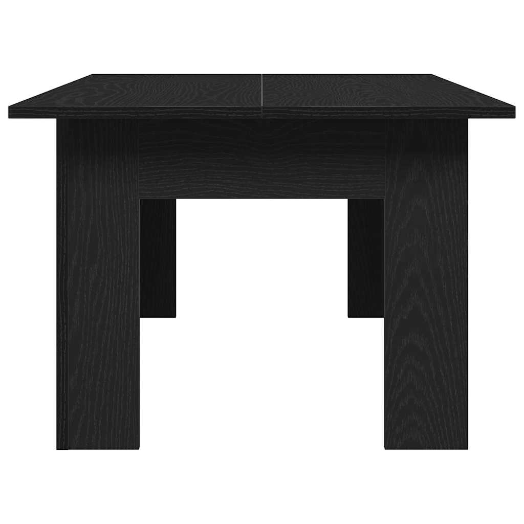 Dohányzóasztal Fekete tölgy 100 x 60 x 42 cm Szerelt Fa