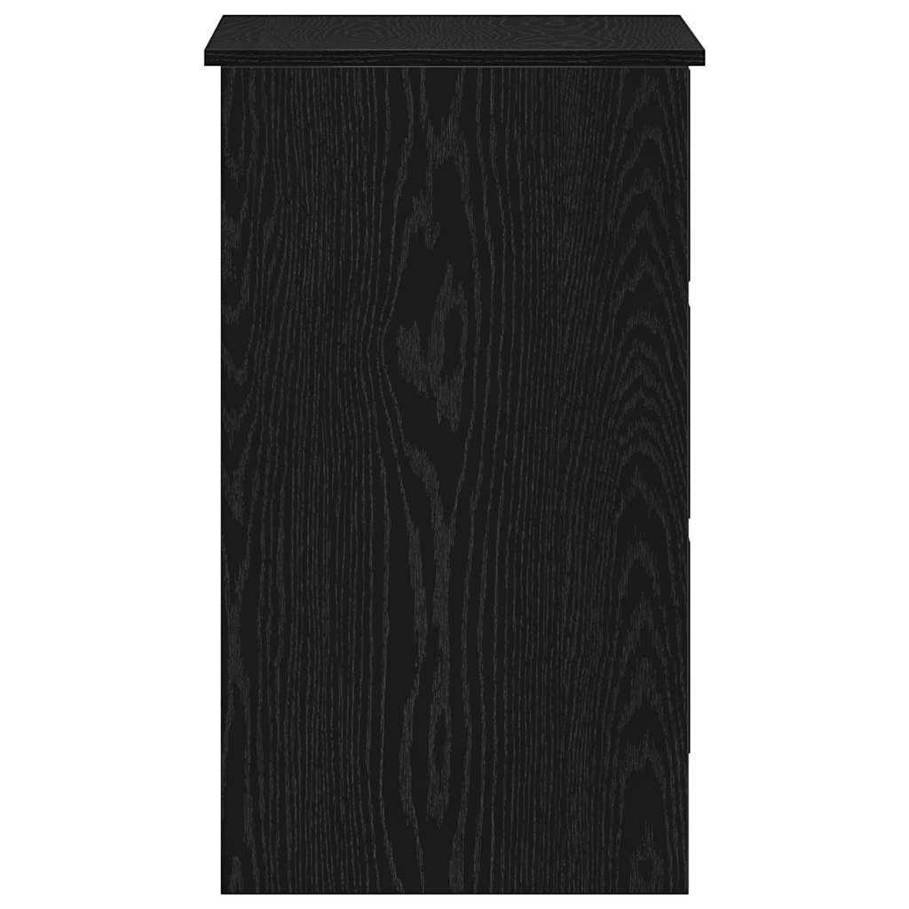 fekete tölgy forgácslap íróasztal 90 x 45 x 76 cm