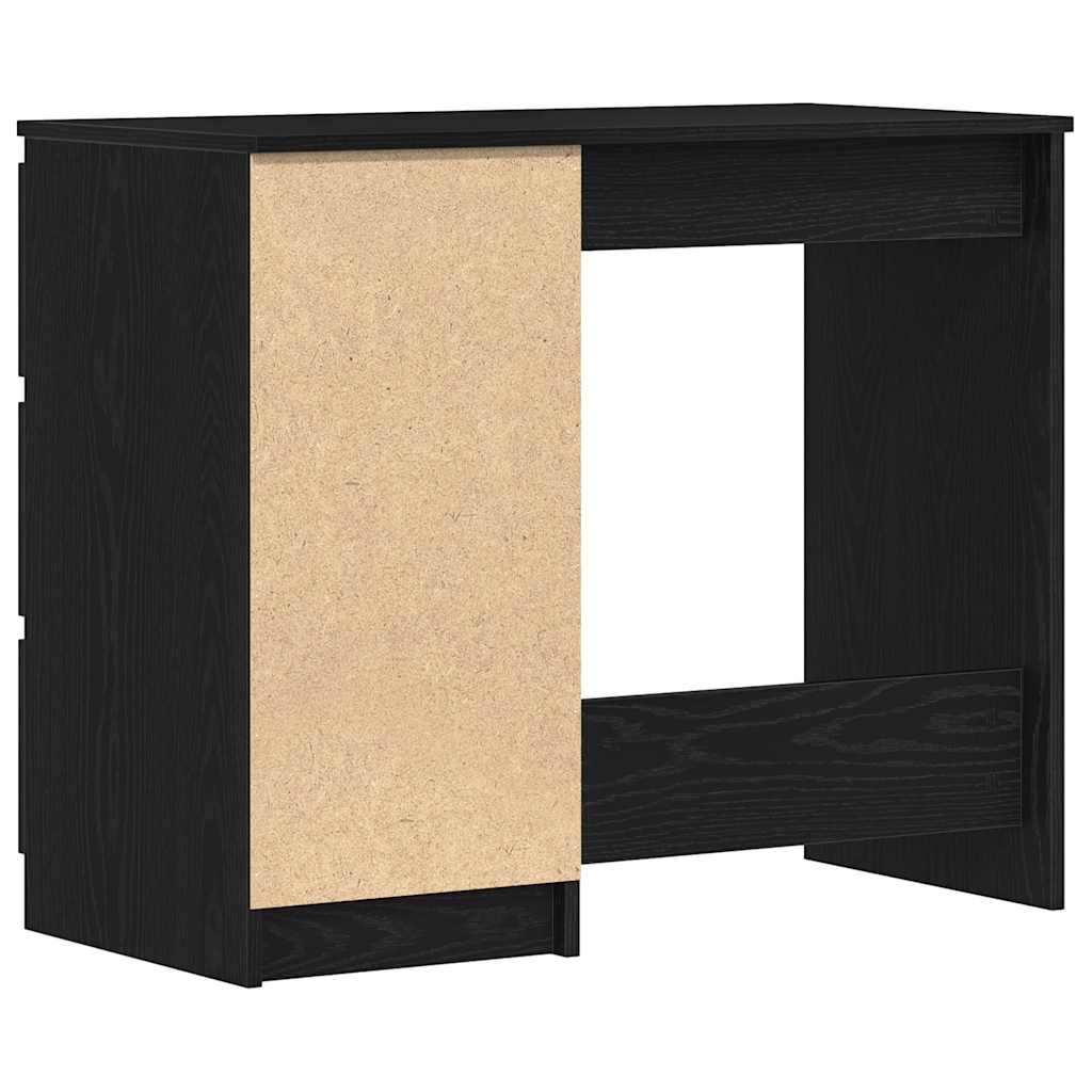 fekete tölgy forgácslap íróasztal 90 x 45 x 76 cm