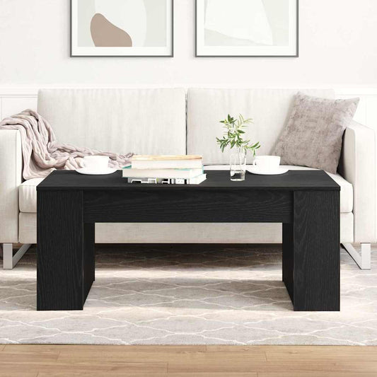 Dohányzóasztal Fekete tölgy 102 x 55 x 42 cm Faanyag