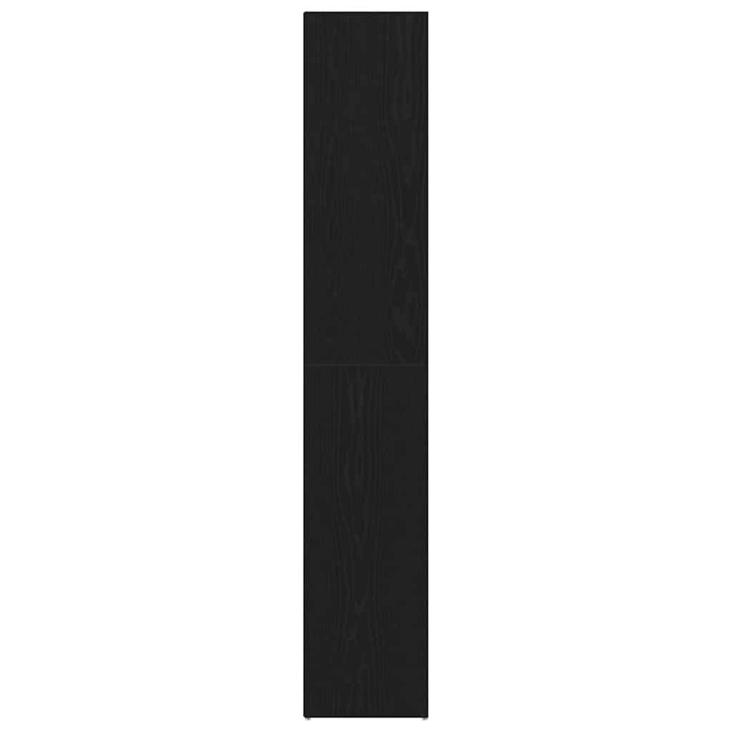 Könyvespolc 4 szintes 36 x 30 x 171 cm Szerelt Fa Fekete tölgy