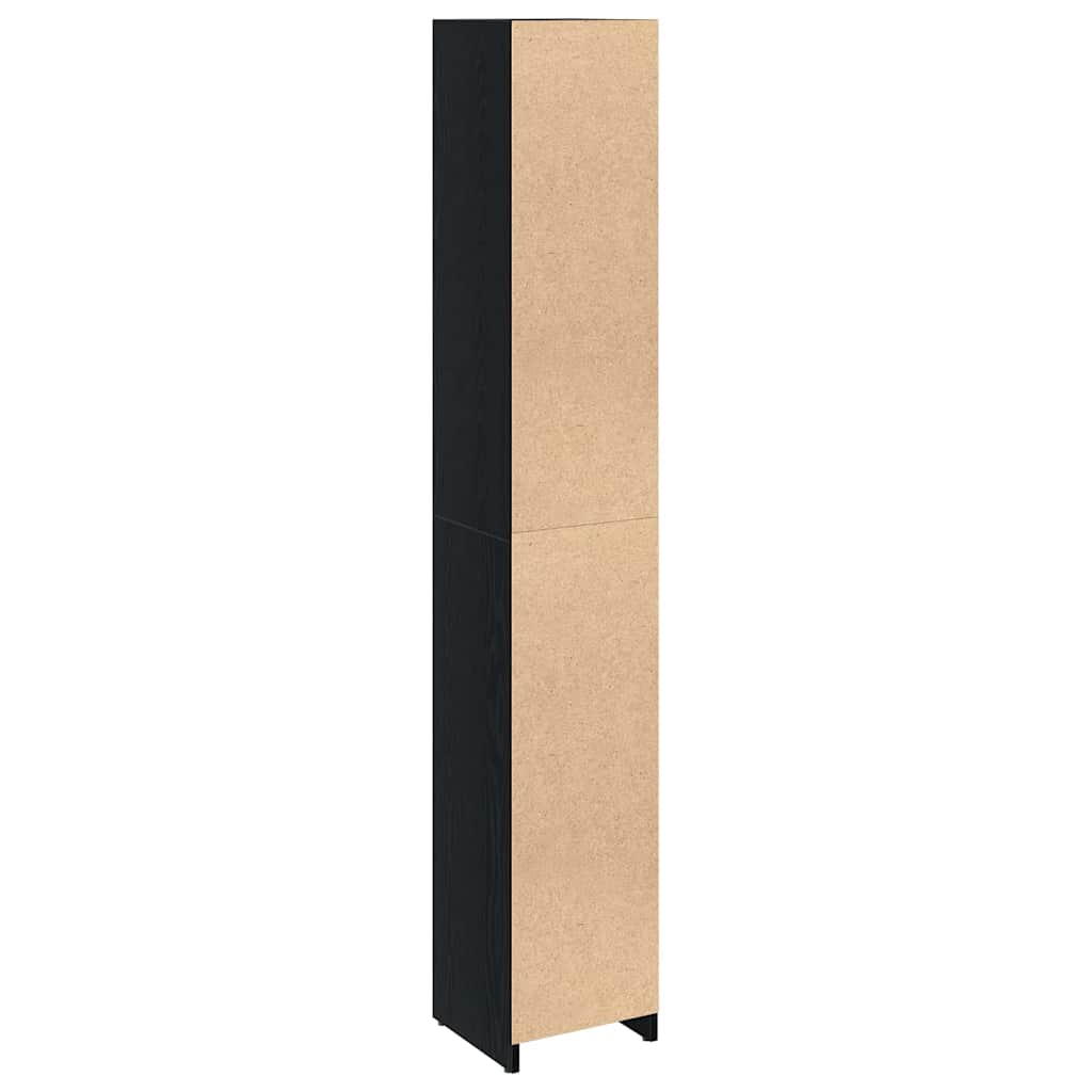 Fürdőszoba Székény Fekete tölgy 30 x 30 x 183,5 cm Szerelt Fa