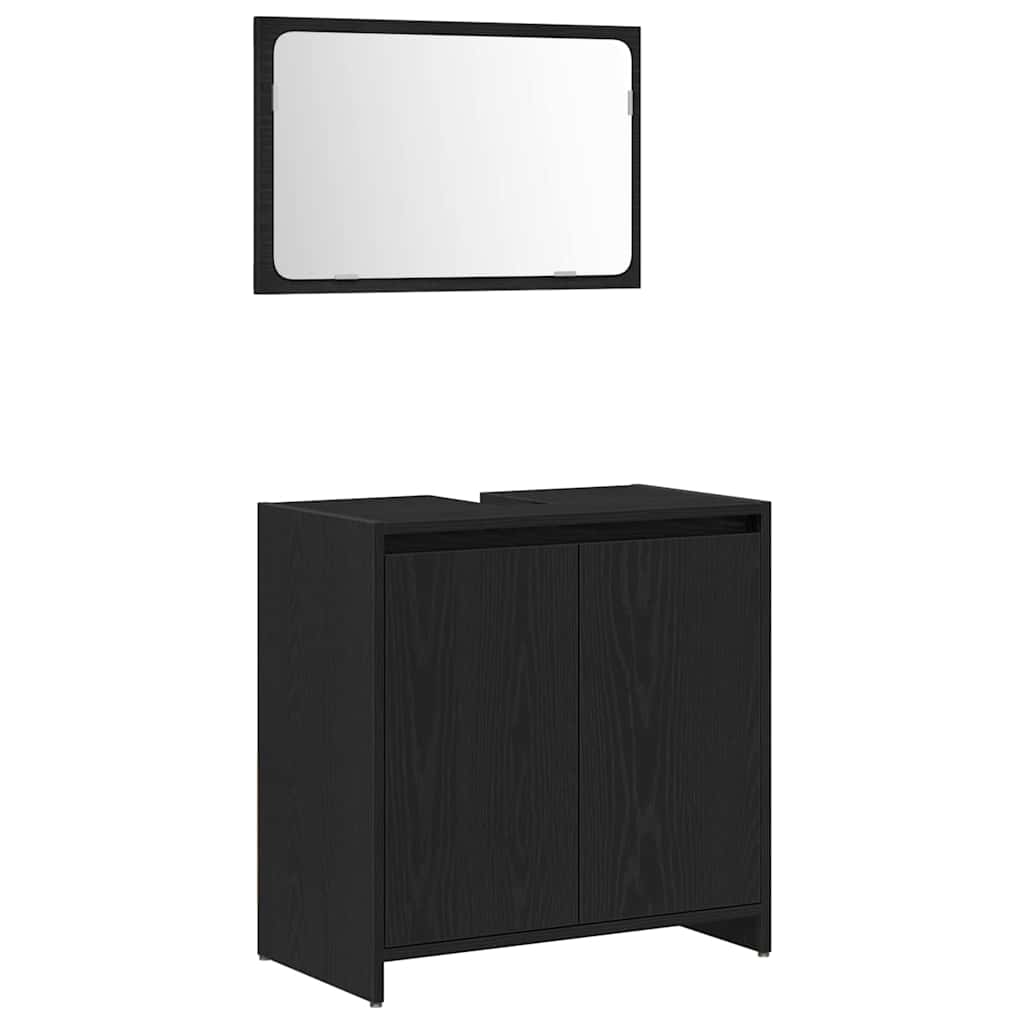 Fürdőszoba Székény Fekete tölgy 60 x 33 x 60 cm Szerelt Fa